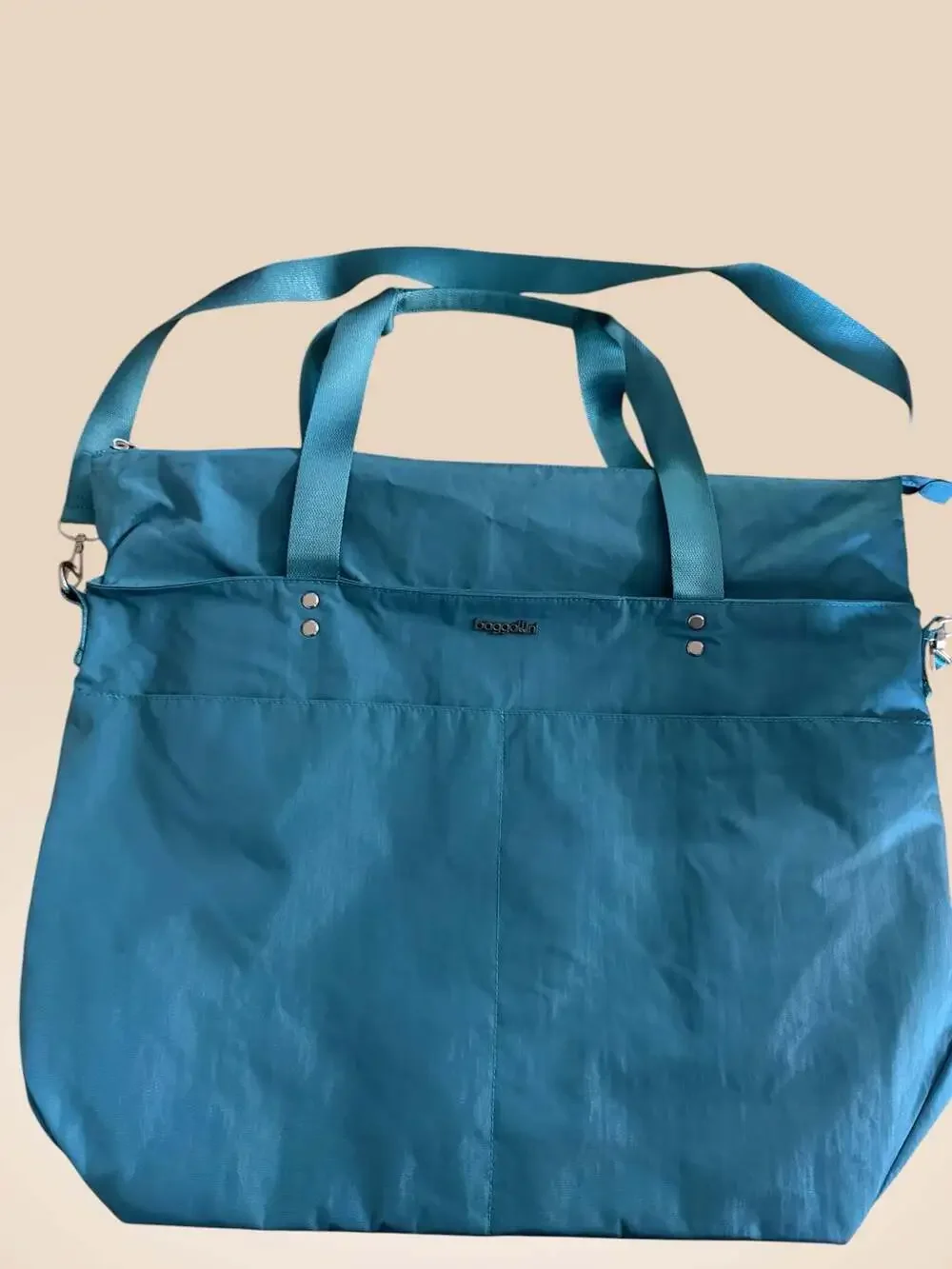 Baggallini True Classic Carryall Laptop Tote Bag in Blue
